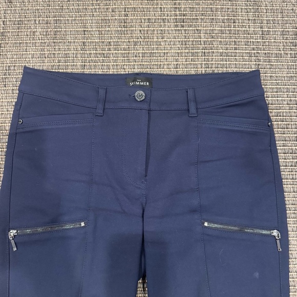 White House Black Market “Skimmer” Navy Pants - Picture 2 of 6